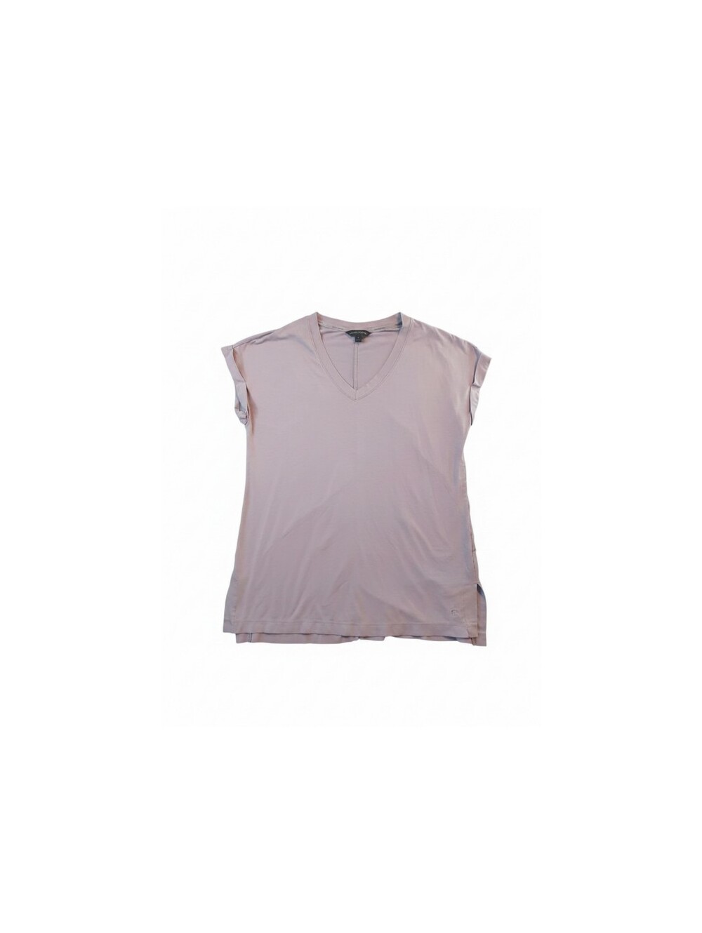 Women's Banana Republic V-Neck Cap Sleeve Top Size M - Light Mauve